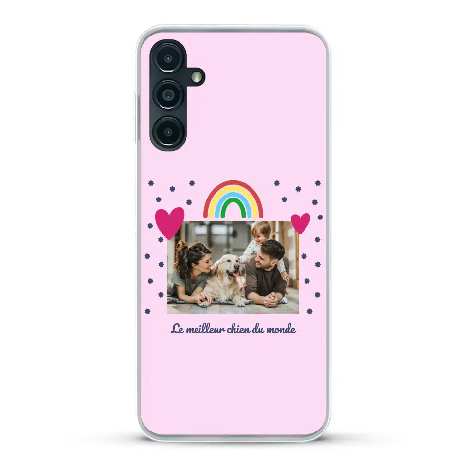 Photo vignette arc-en-ciel - Coque de téléphone personnalisée