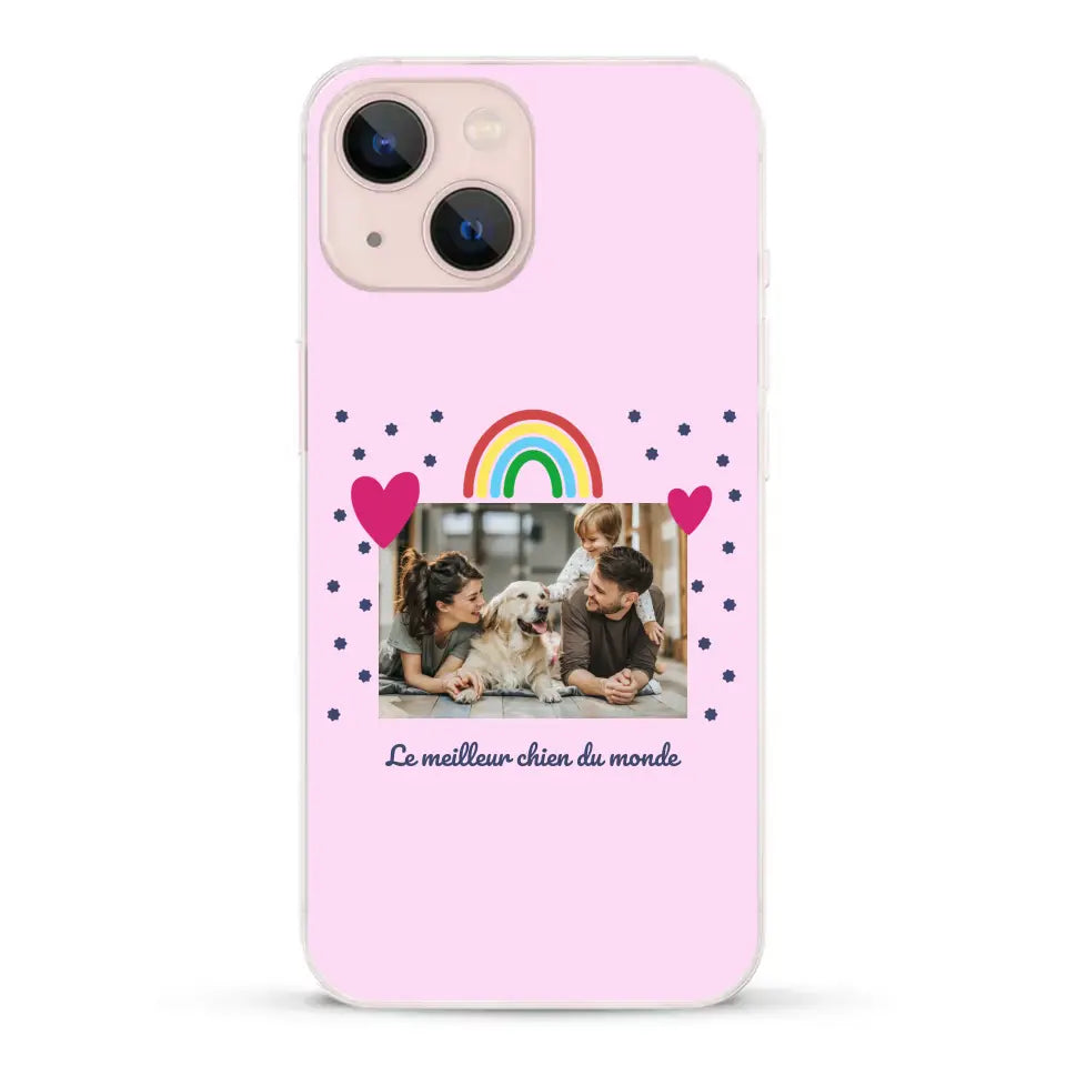 Photo vignette arc-en-ciel - Coque de téléphone personnalisée