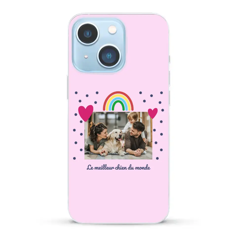 Photo vignette arc-en-ciel - Coque de téléphone personnalisée