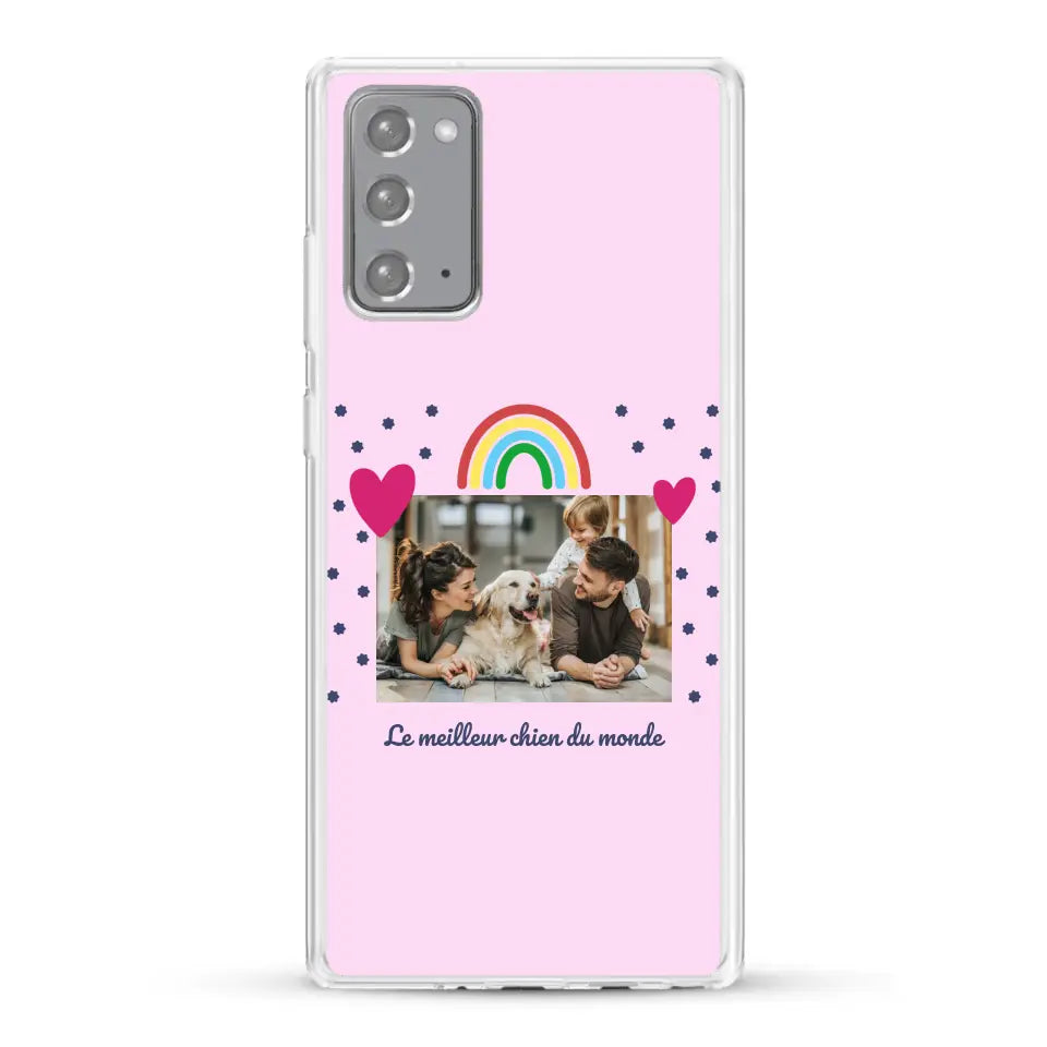 Photo vignette arc-en-ciel - Coque de téléphone personnalisée