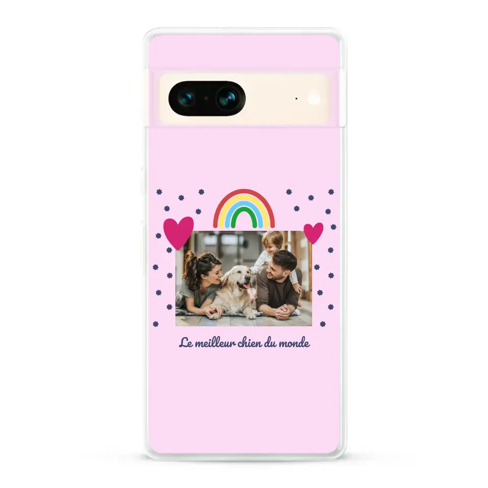 Photo vignette arc-en-ciel - Coque de téléphone personnalisée