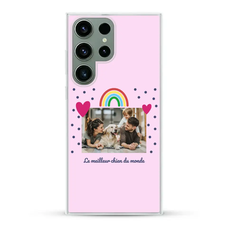 Photo vignette arc-en-ciel - Coque de téléphone personnalisée