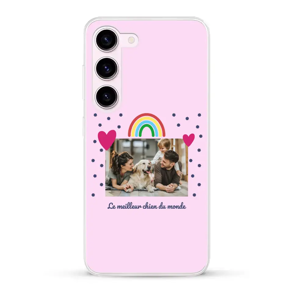 Photo vignette arc-en-ciel - Coque de téléphone personnalisée