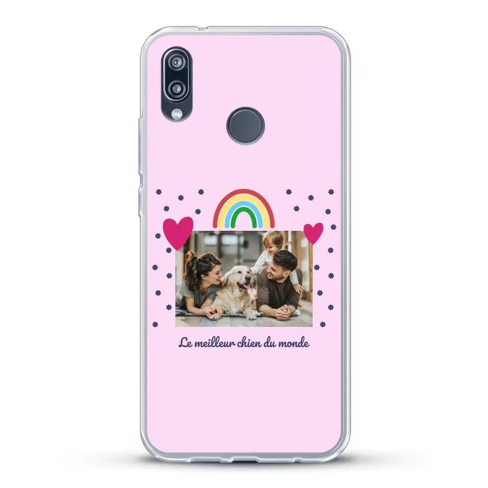 Photo vignette arc-en-ciel - Coque de téléphone personnalisée