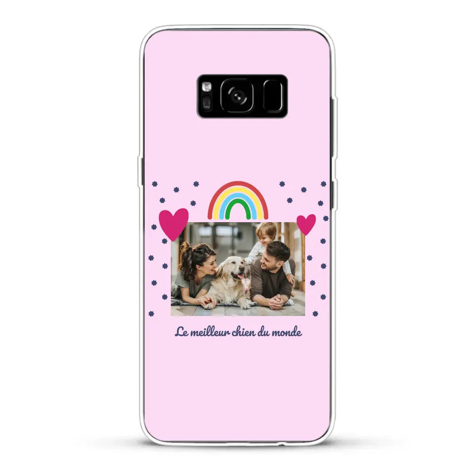 Photo vignette arc-en-ciel - Coque de téléphone personnalisée