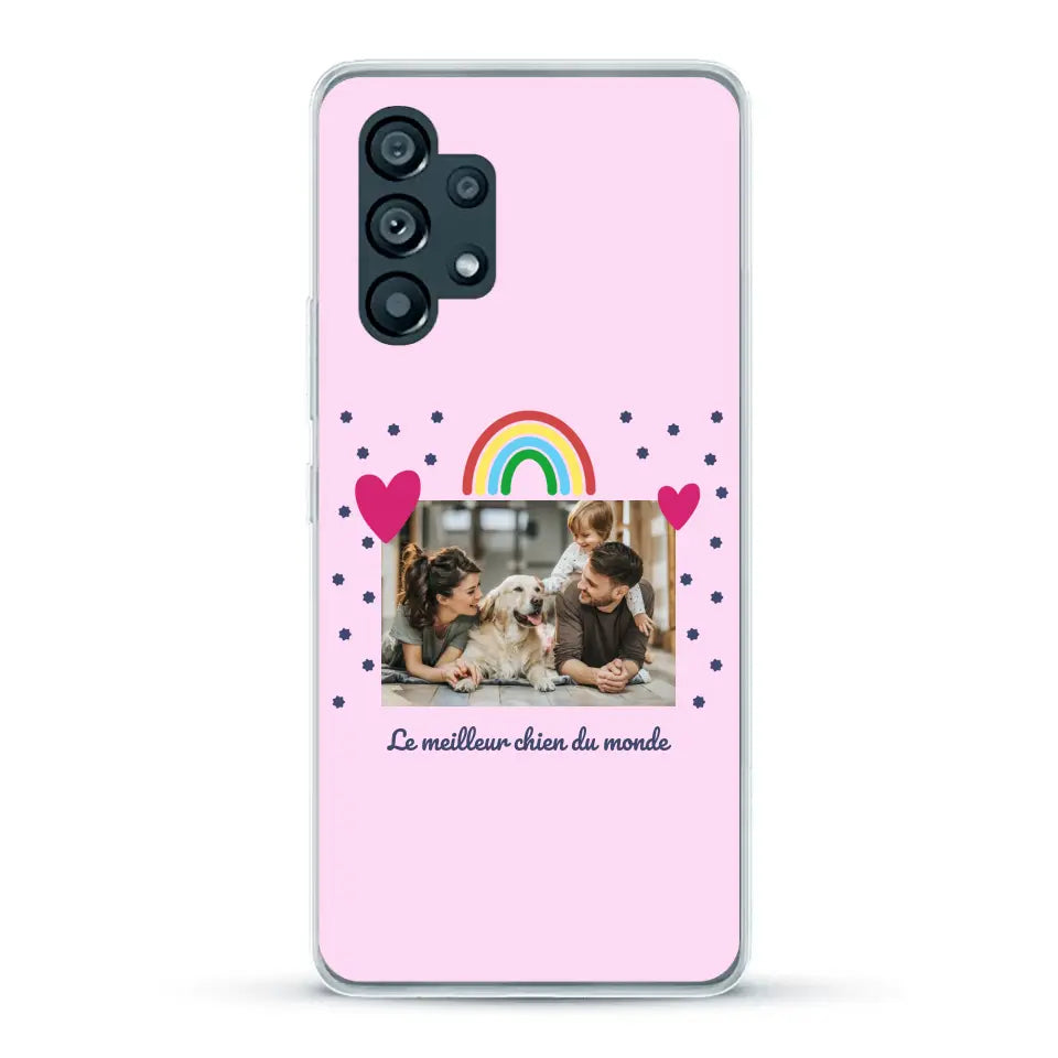 Photo vignette arc-en-ciel - Coque de téléphone personnalisée