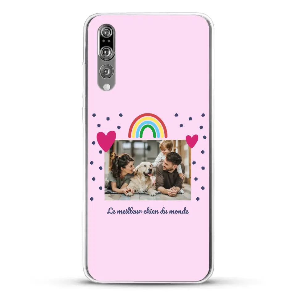 Photo vignette arc-en-ciel - Coque de téléphone personnalisée