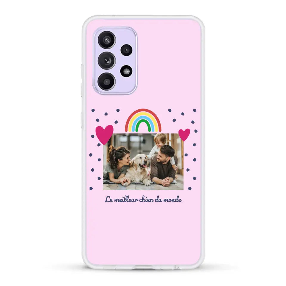 Photo vignette arc-en-ciel - Coque de téléphone personnalisée