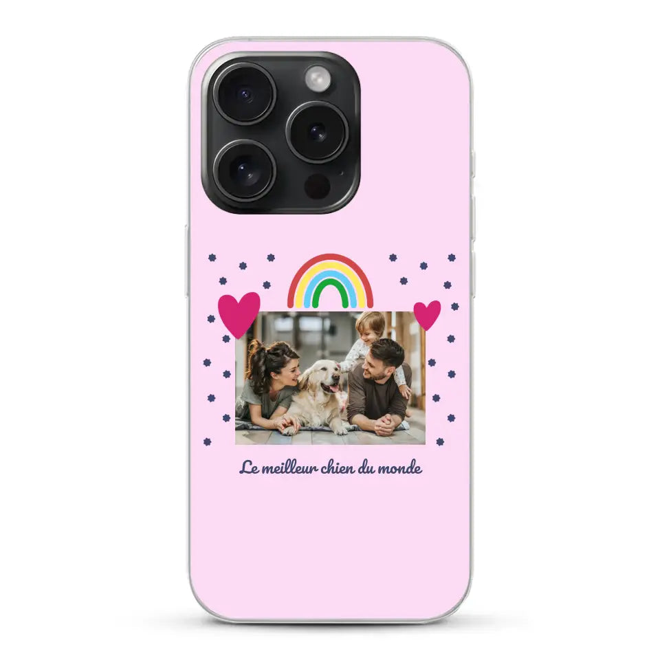 Photo vignette arc-en-ciel - Coque de téléphone personnalisée