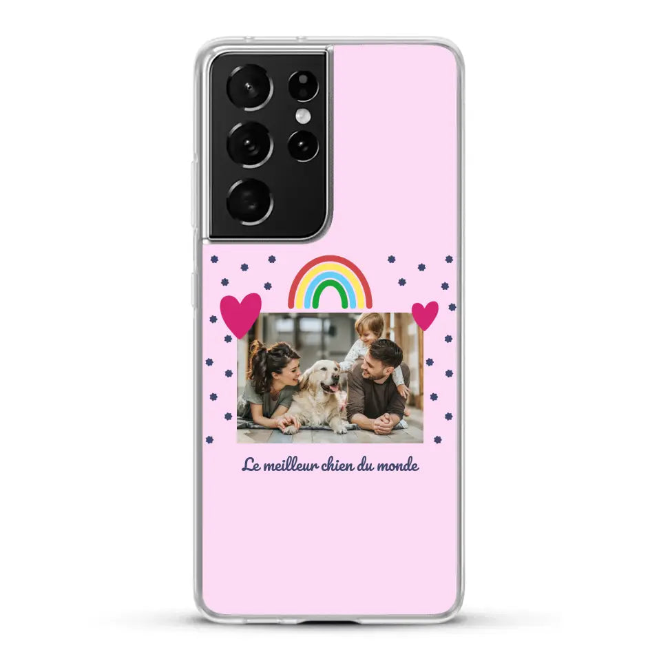 Photo vignette arc-en-ciel - Coque de téléphone personnalisée