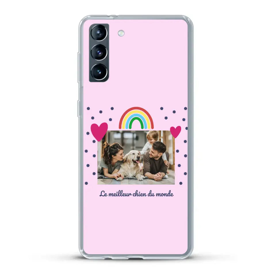 Photo vignette arc-en-ciel - Coque de téléphone personnalisée