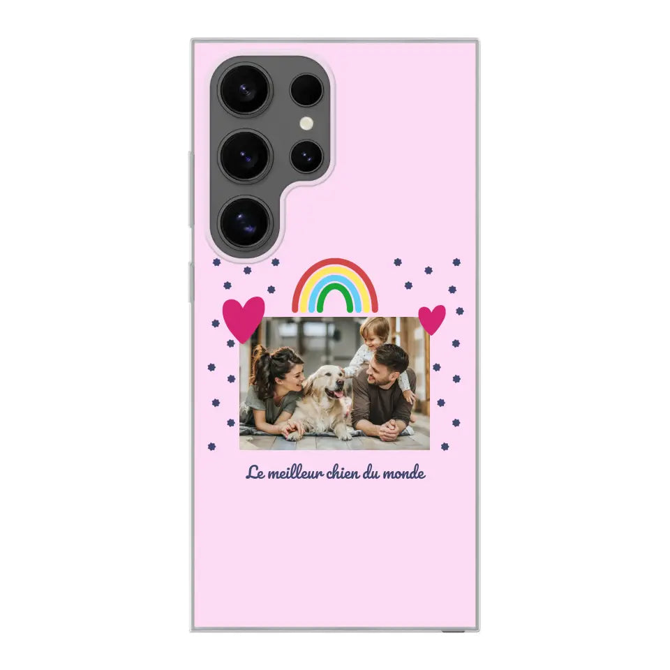 Photo vignette arc-en-ciel - Coque de téléphone personnalisée