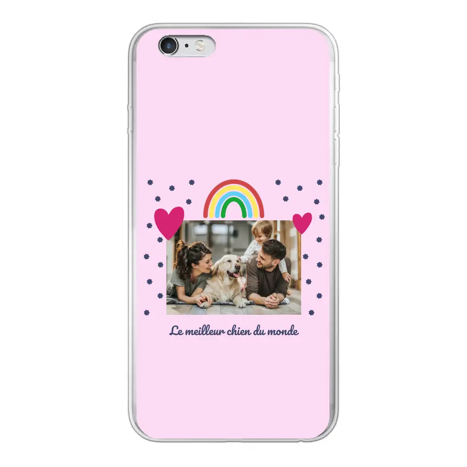 Photo vignette arc-en-ciel - Coque de téléphone personnalisée