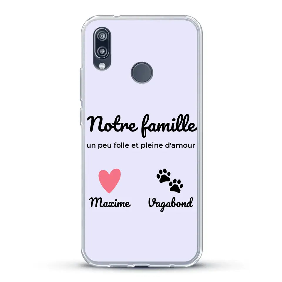 Notre famille un peu folle - Coque de téléphone personnalisée