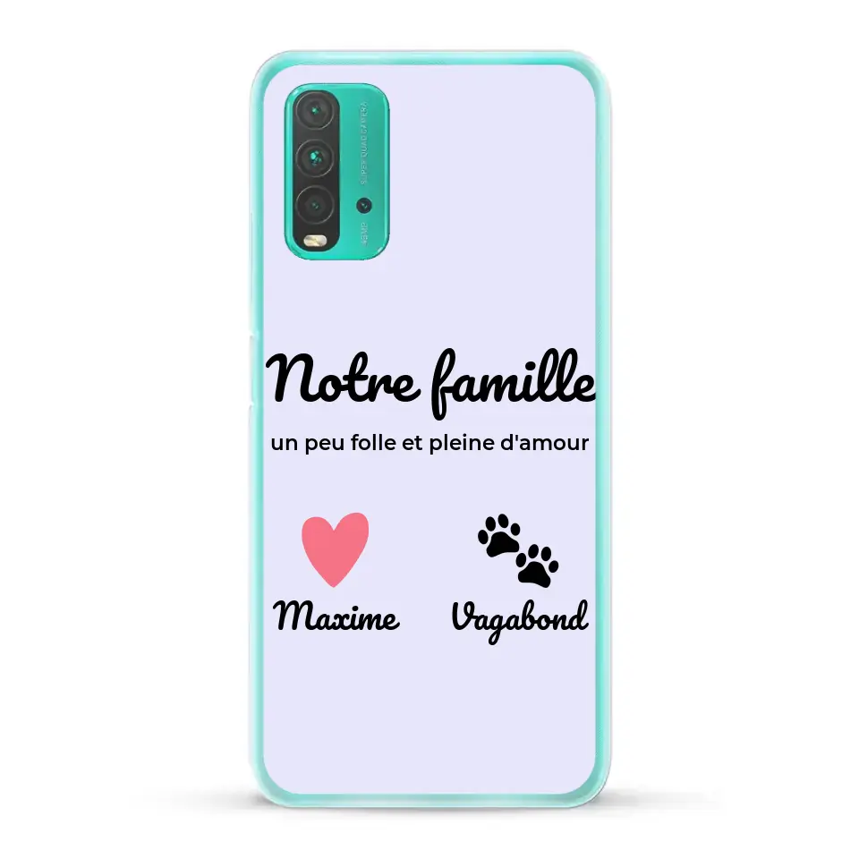 Notre famille un peu folle - Coque de téléphone personnalisée