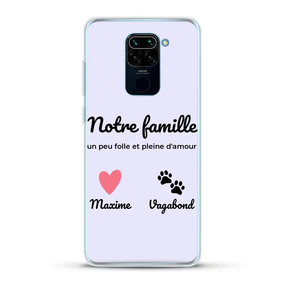 Notre famille un peu folle - Coque de téléphone personnalisée