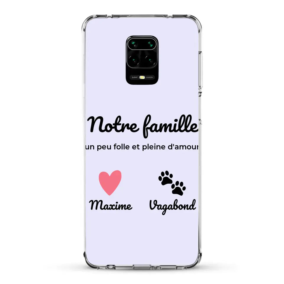 Notre famille un peu folle - Coque de téléphone personnalisée