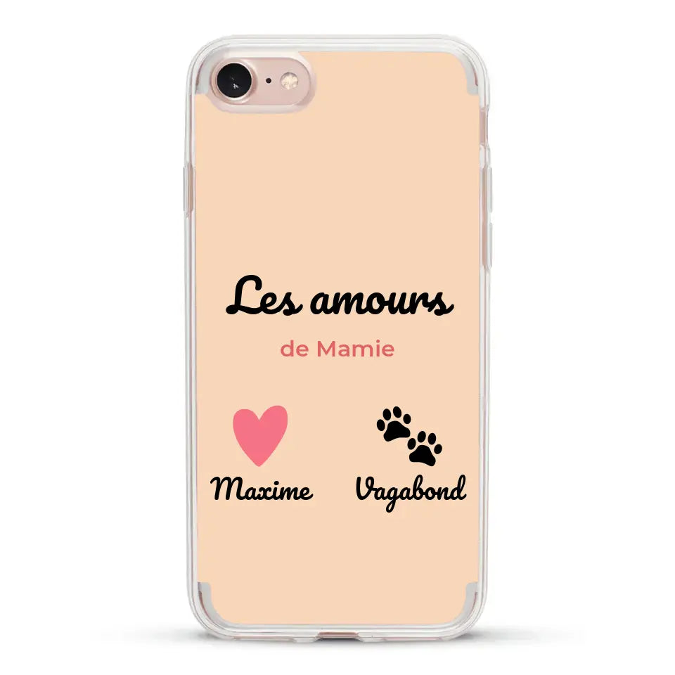 Les amours de - Coque de téléphone personnalisée