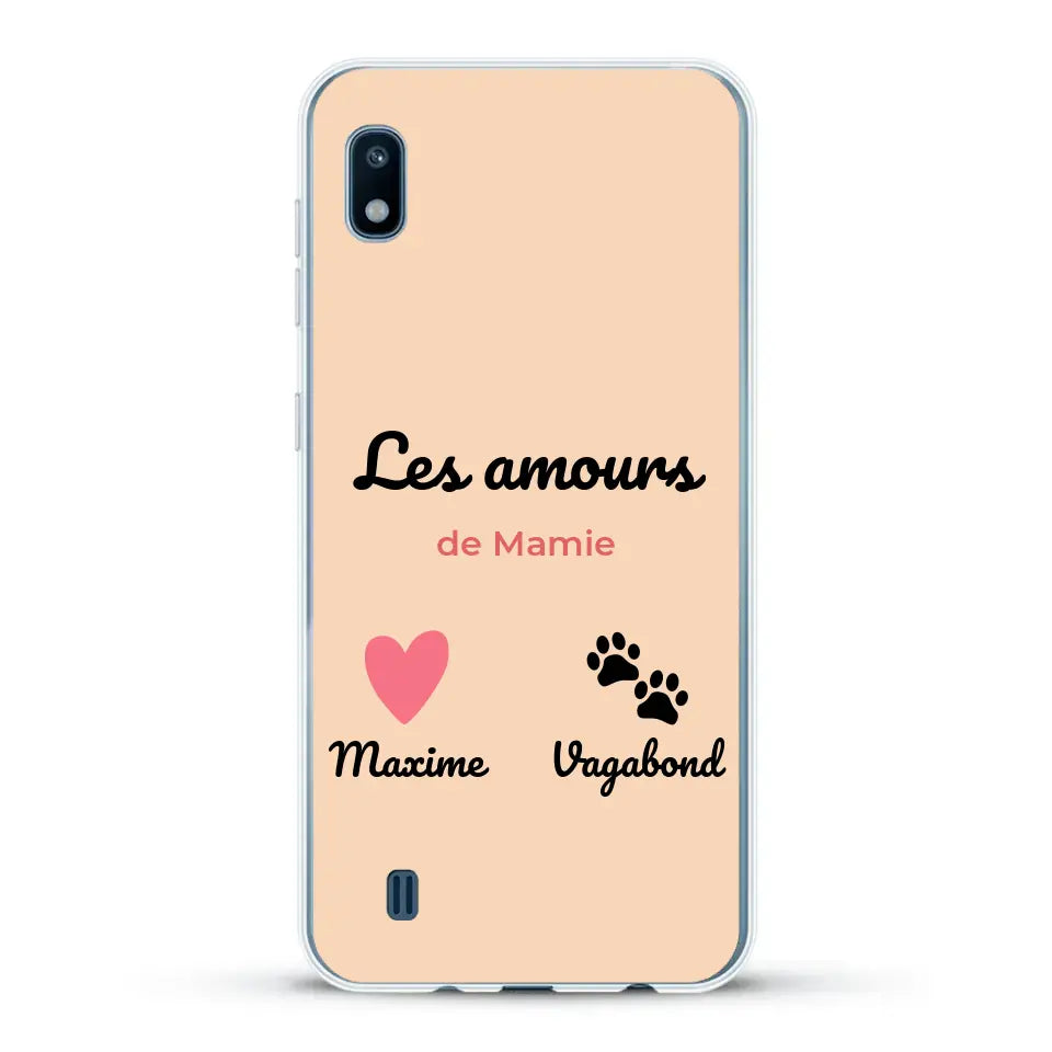 Les amours de - Coque de téléphone personnalisée