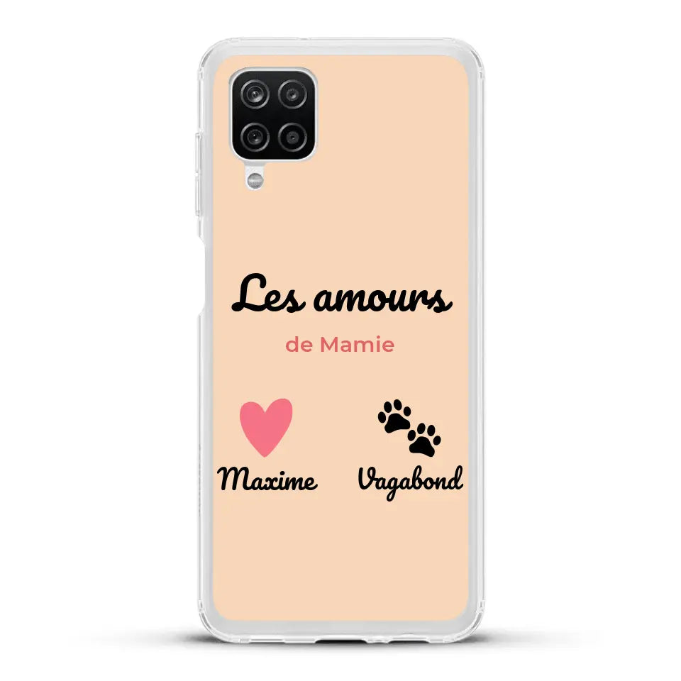 Les amours de - Coque de téléphone personnalisée