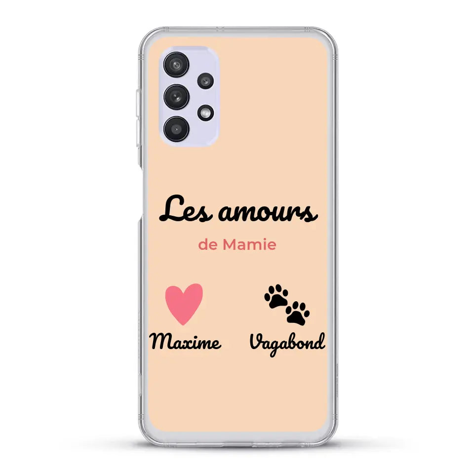 Les amours de - Coque de téléphone personnalisée