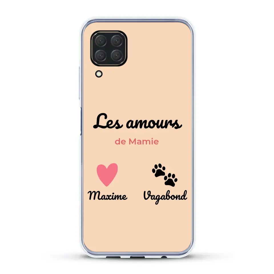 Les amours de - Coque de téléphone personnalisée