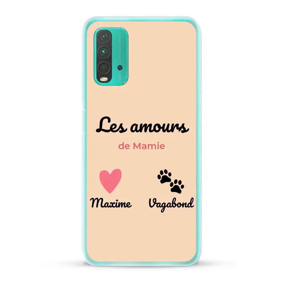 Les amours de - Coque de téléphone personnalisée