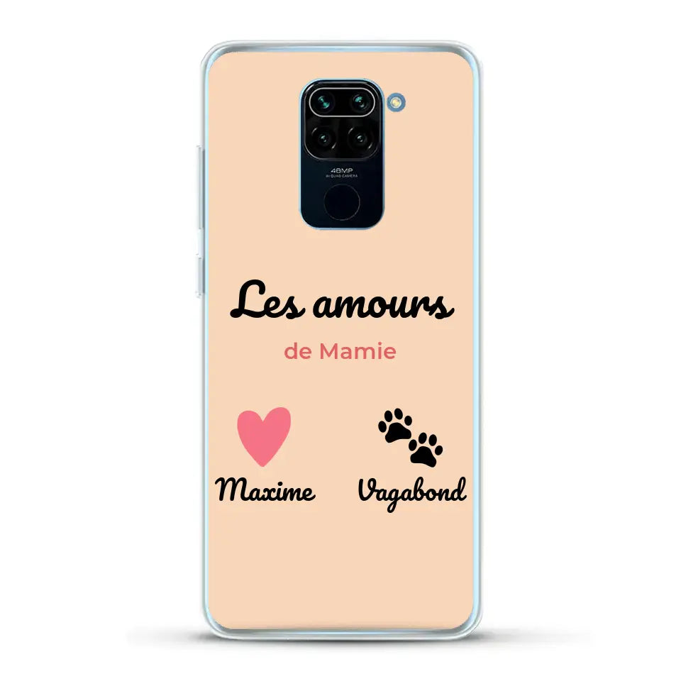 Les amours de - Coque de téléphone personnalisée