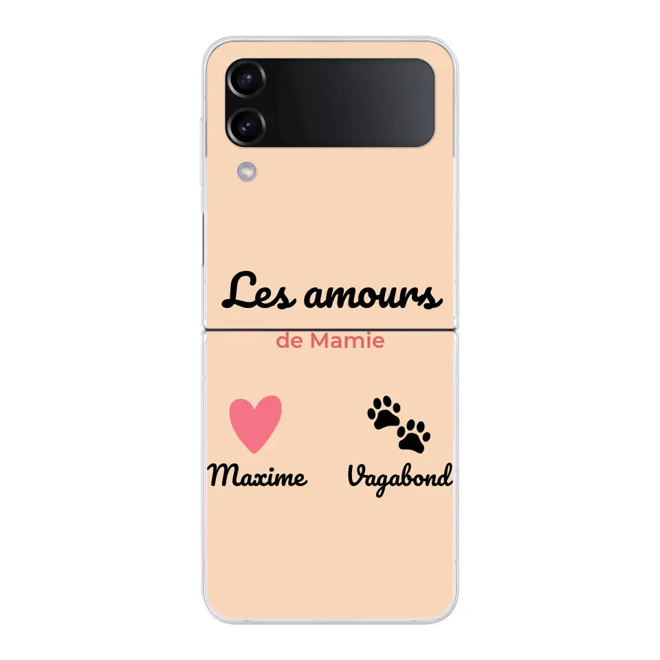 Les amours de - Coque de téléphone personnalisée