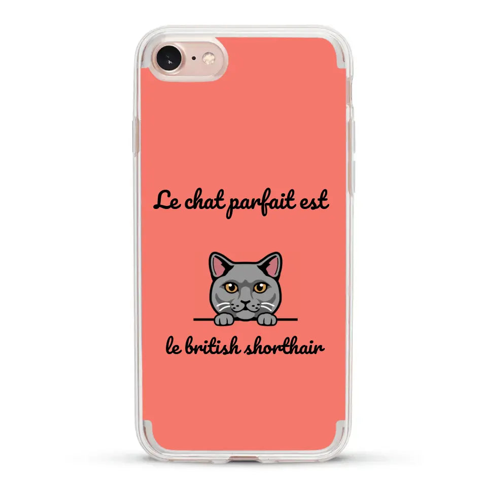 Le chat parfait - Coque de téléphone personnalisée