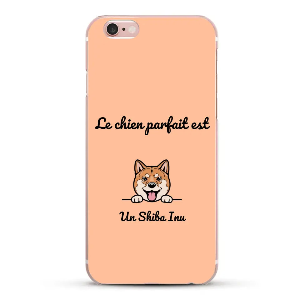 Le chien parfait - Coque de téléphone personnalisée