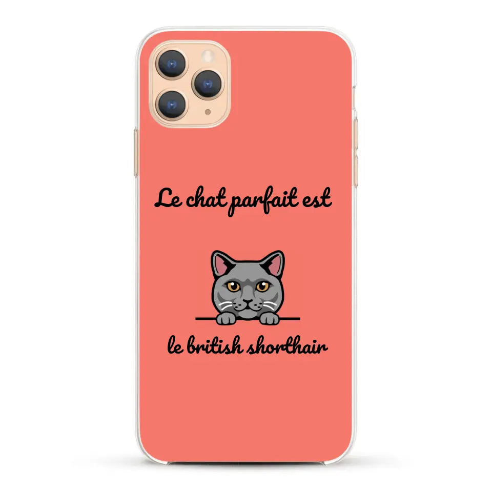 Le chat parfait - Coque de téléphone personnalisée