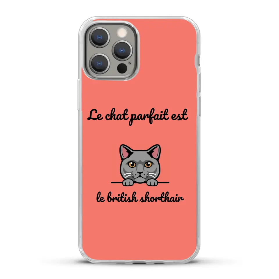 Le chat parfait - Coque de téléphone personnalisée