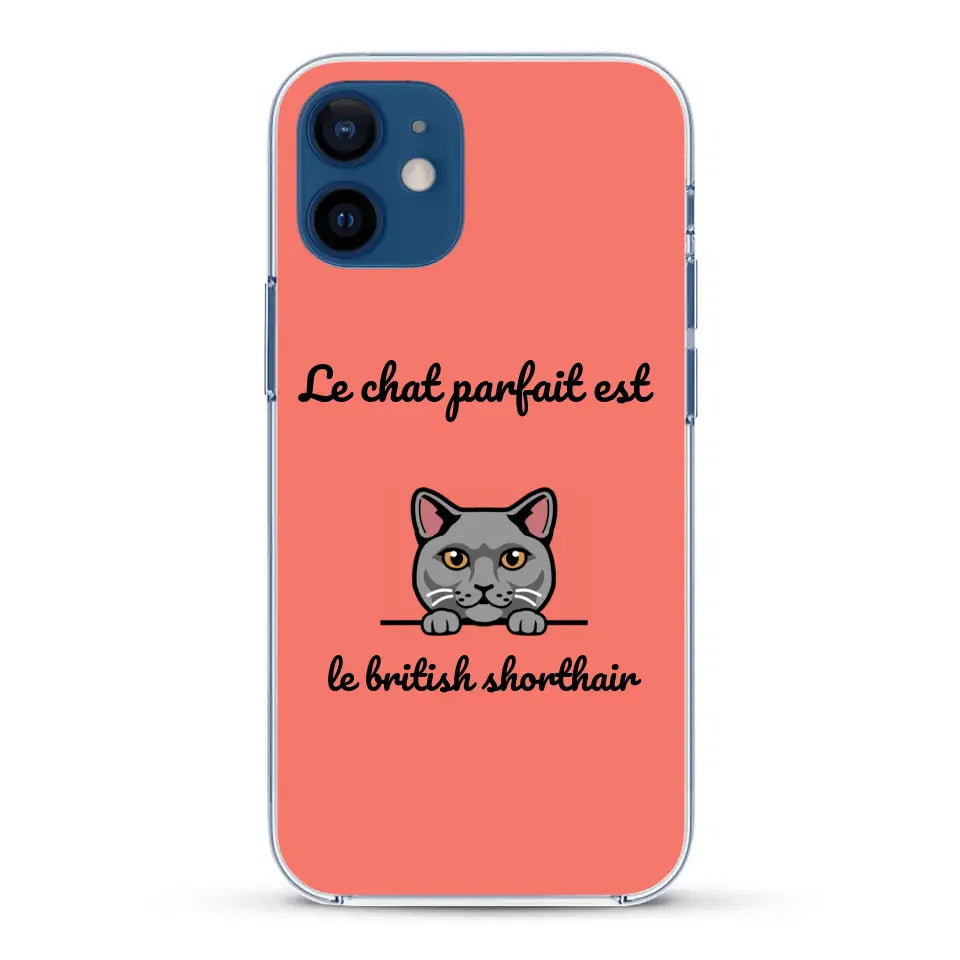 Le chat parfait - Coque de téléphone personnalisée