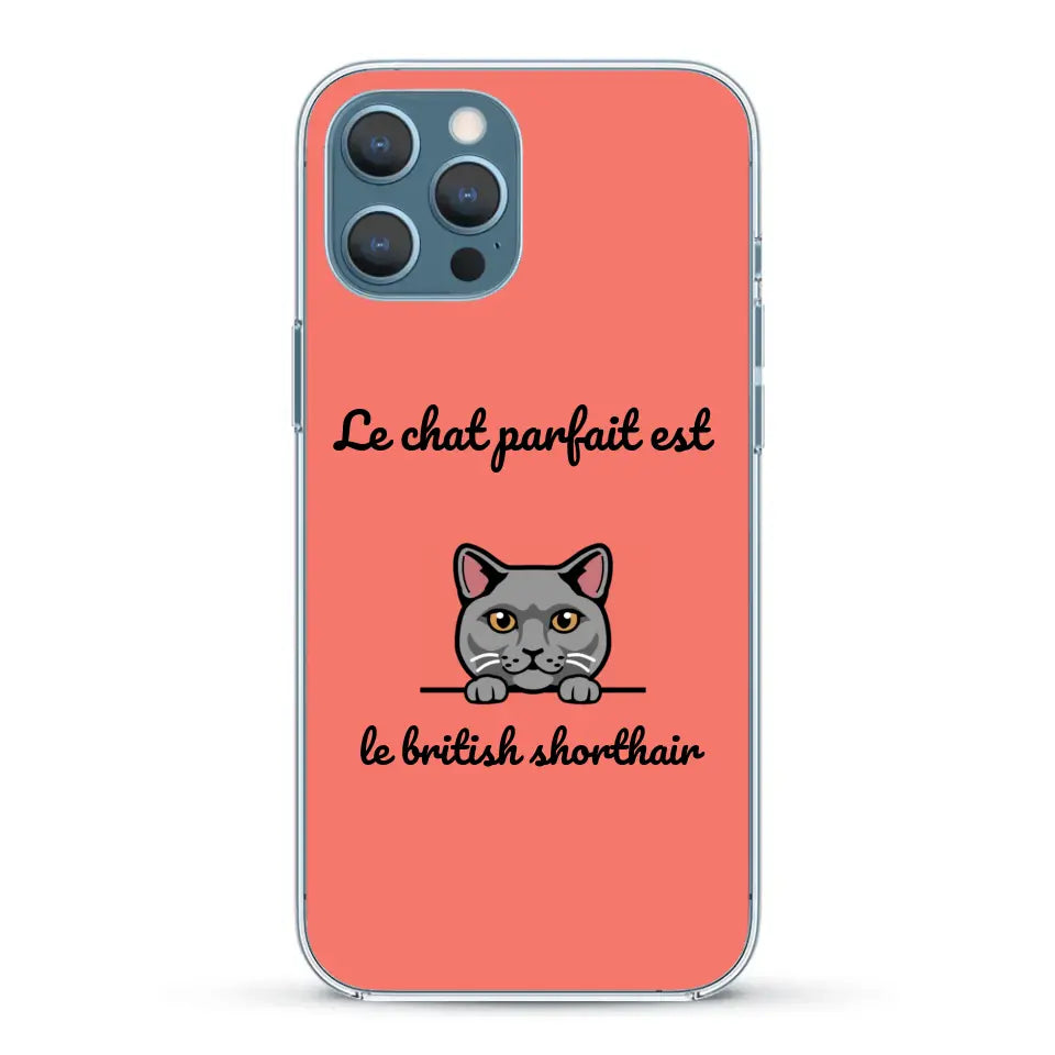 Le chat parfait - Coque de téléphone personnalisée