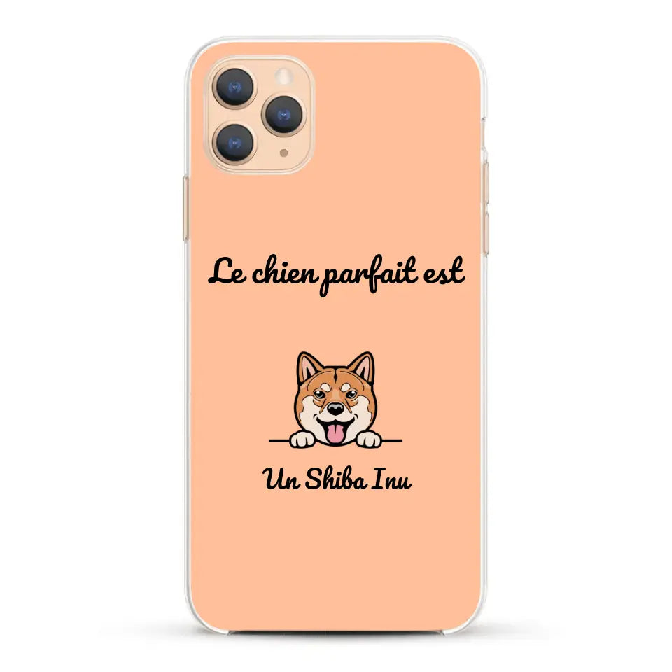 Le chien parfait - Coque de téléphone personnalisée