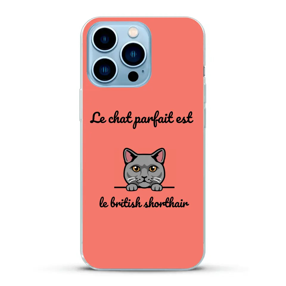 Le chat parfait - Coque de téléphone personnalisée