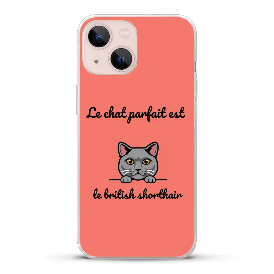 Le chat parfait - Coque de téléphone personnalisée