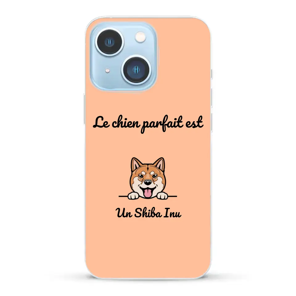 Le chien parfait - Coque de téléphone personnalisée