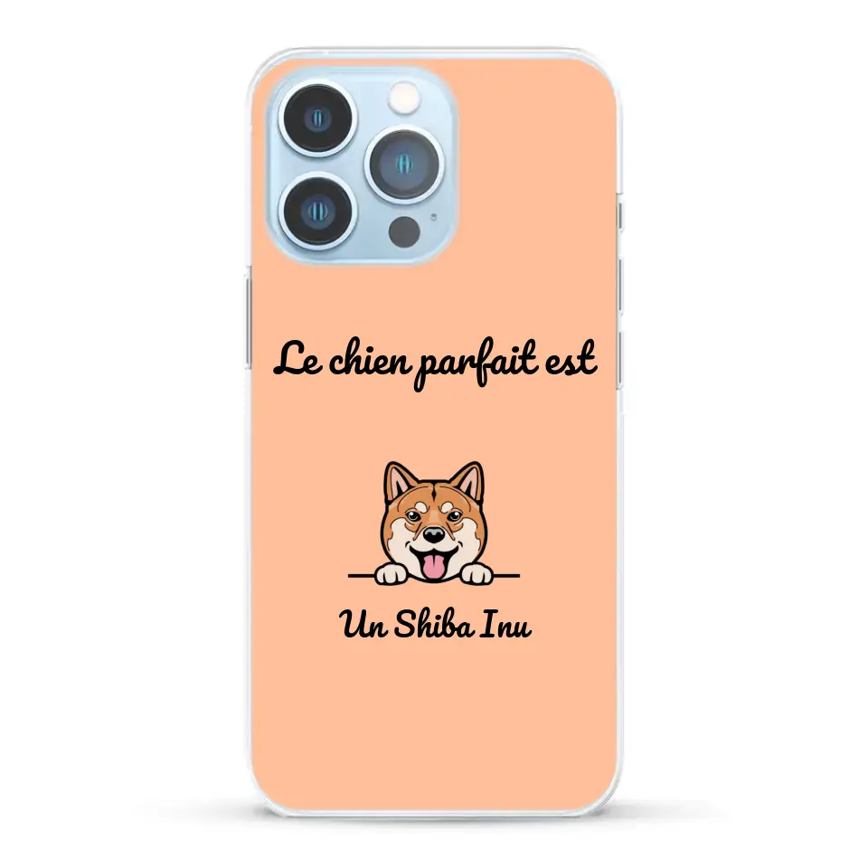 Le chien parfait - Coque de téléphone personnalisée