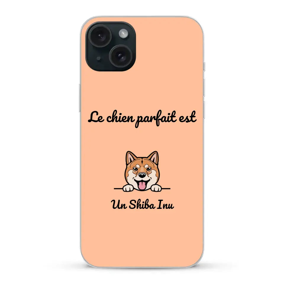 Le chien parfait - Coque de téléphone personnalisée