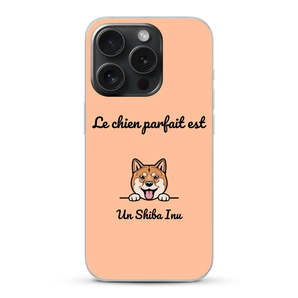 Le chien parfait - Coque de téléphone personnalisée