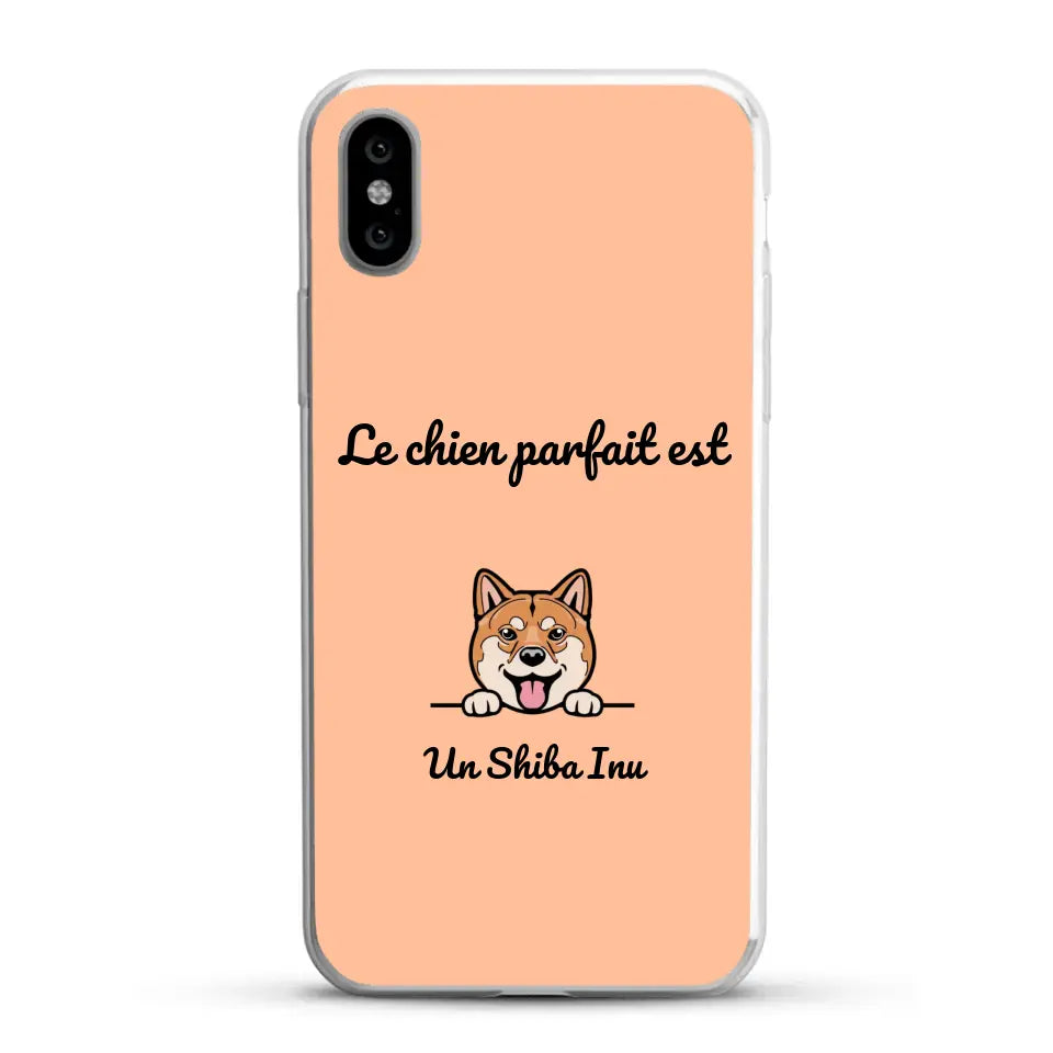 Le chien parfait - Coque de téléphone personnalisée