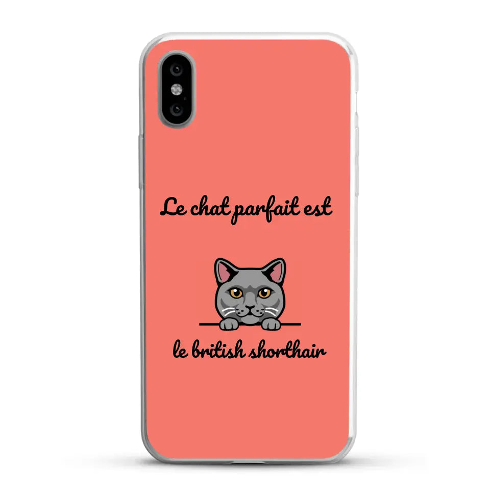 Le chat parfait - Coque de téléphone personnalisée