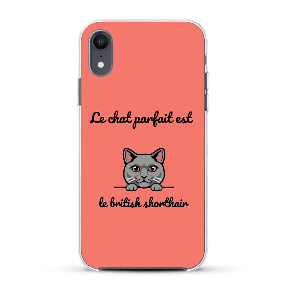 Le chat parfait - Coque de téléphone personnalisée