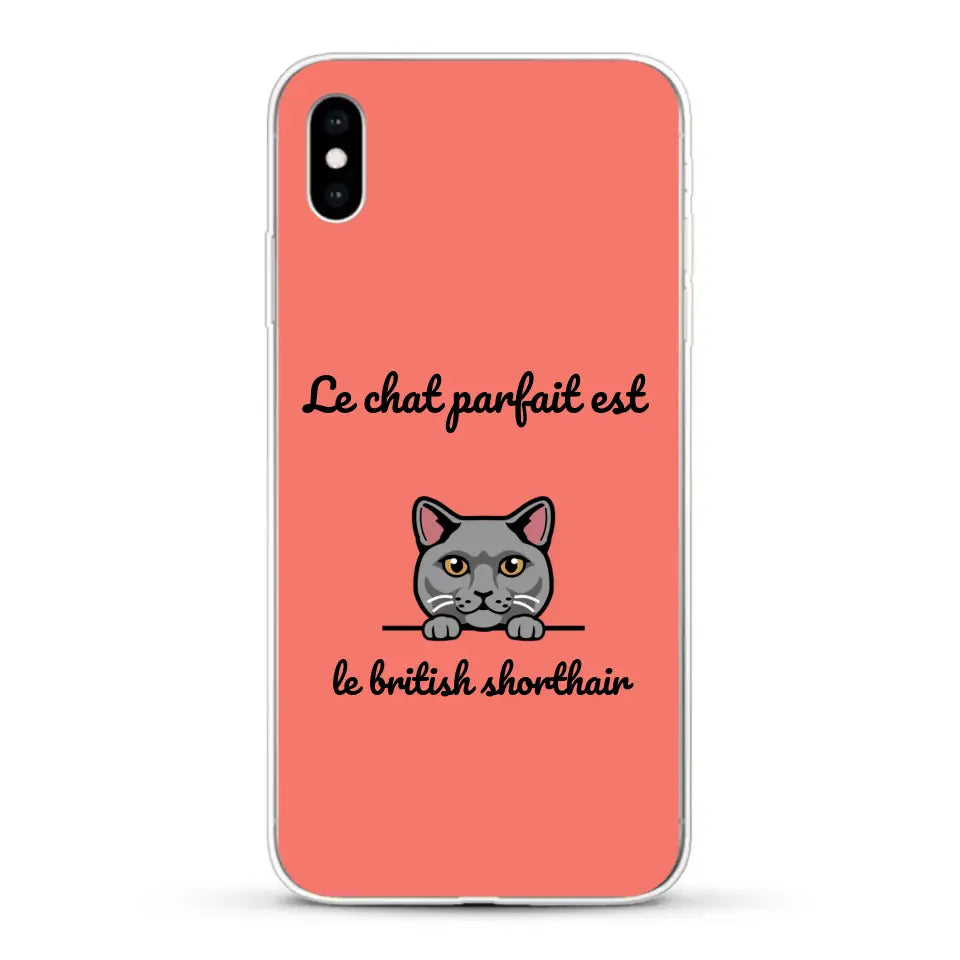 Le chat parfait - Coque de téléphone personnalisée