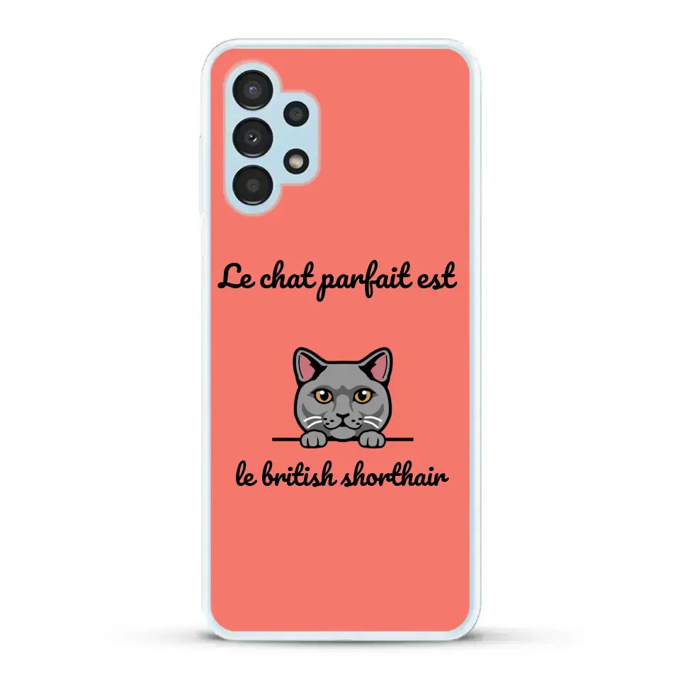 Le chat parfait - Coque de téléphone personnalisée