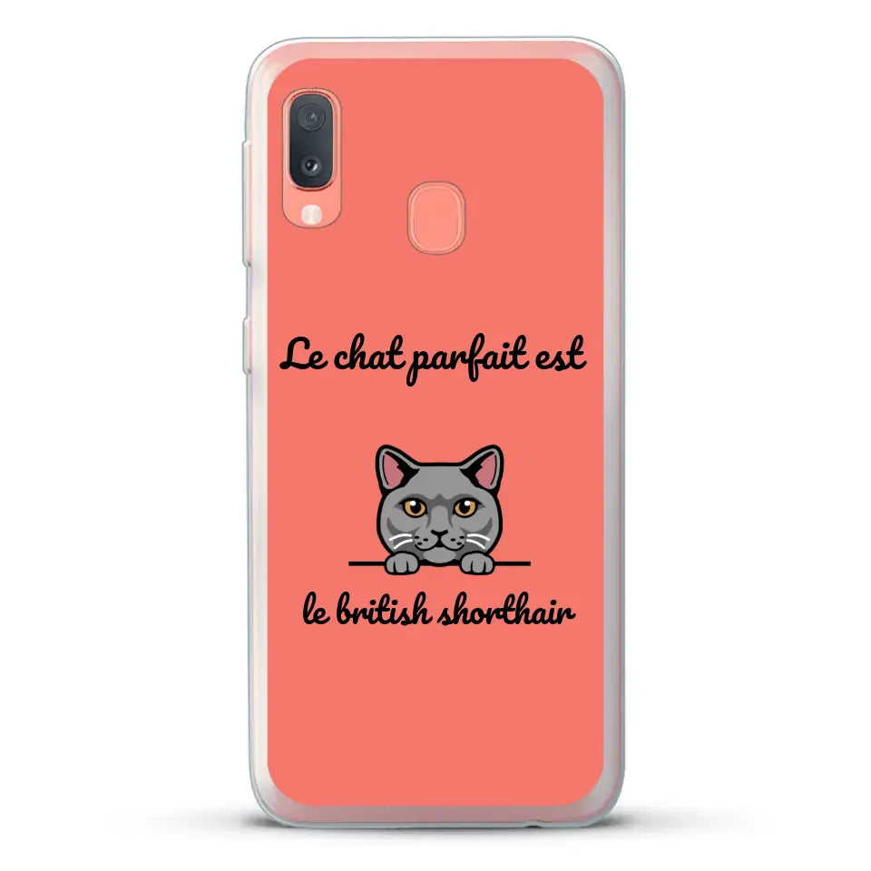 Le chat parfait - Coque de téléphone personnalisée