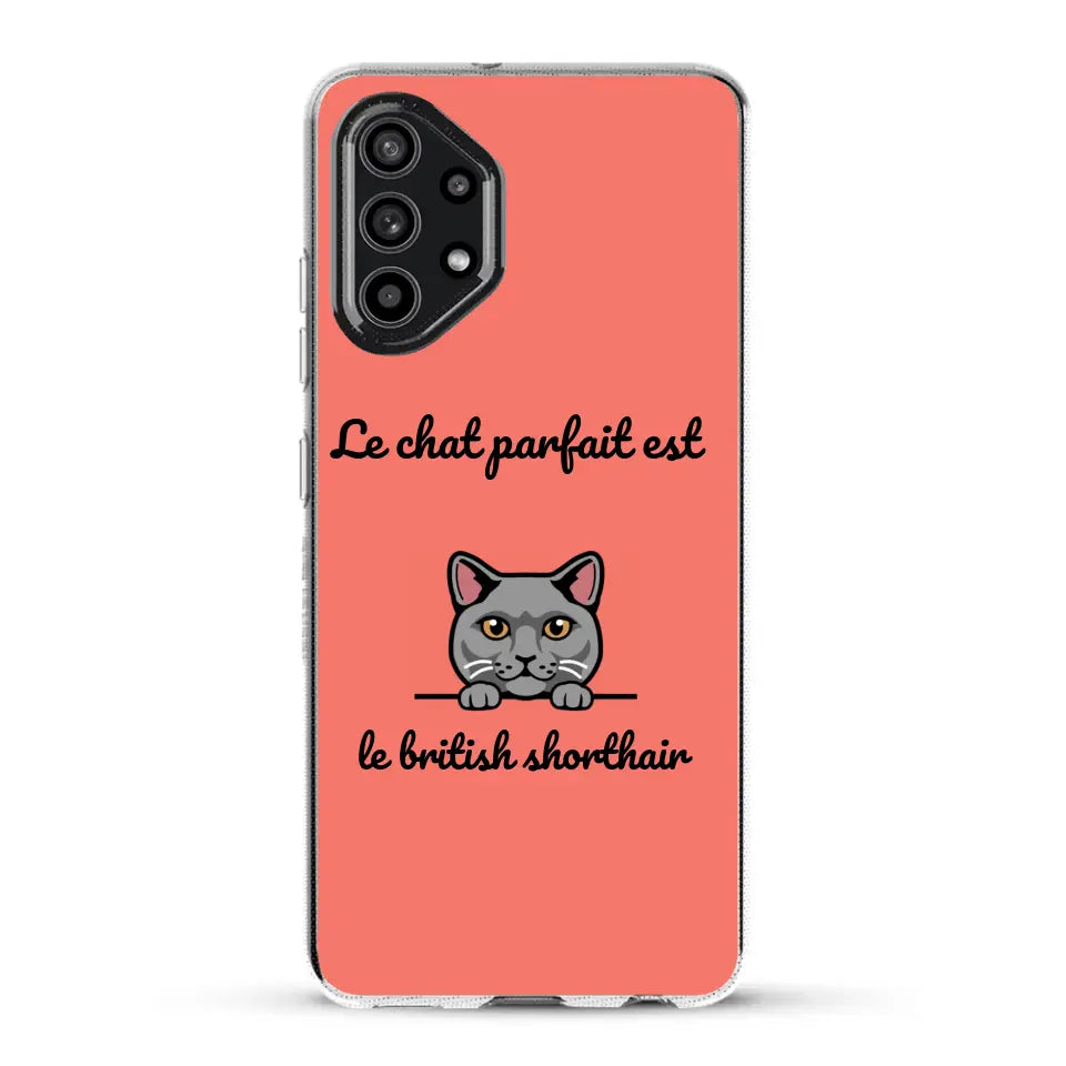 Le chat parfait - Coque de téléphone personnalisée