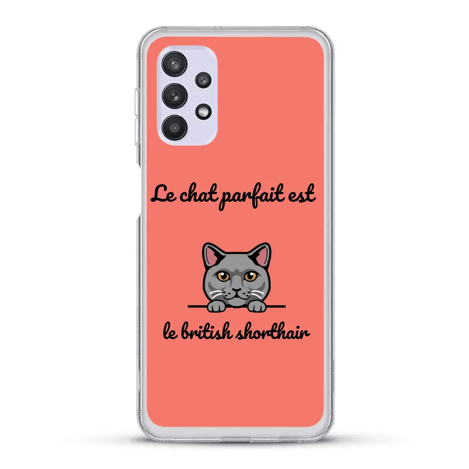 Le chat parfait - Coque de téléphone personnalisée